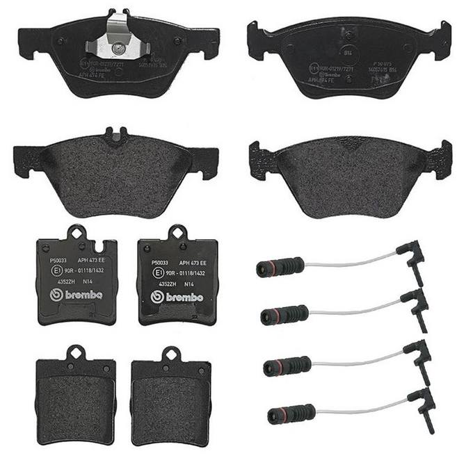 Brembo Brake Pads Kit -  Front and Rear (Low-Met)